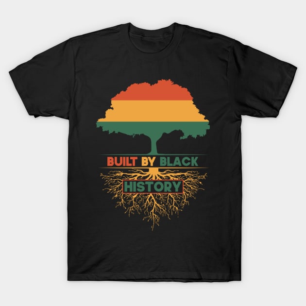 Built By black history 2022 Funny Gift Idea T-Shirt by SbeenShirts